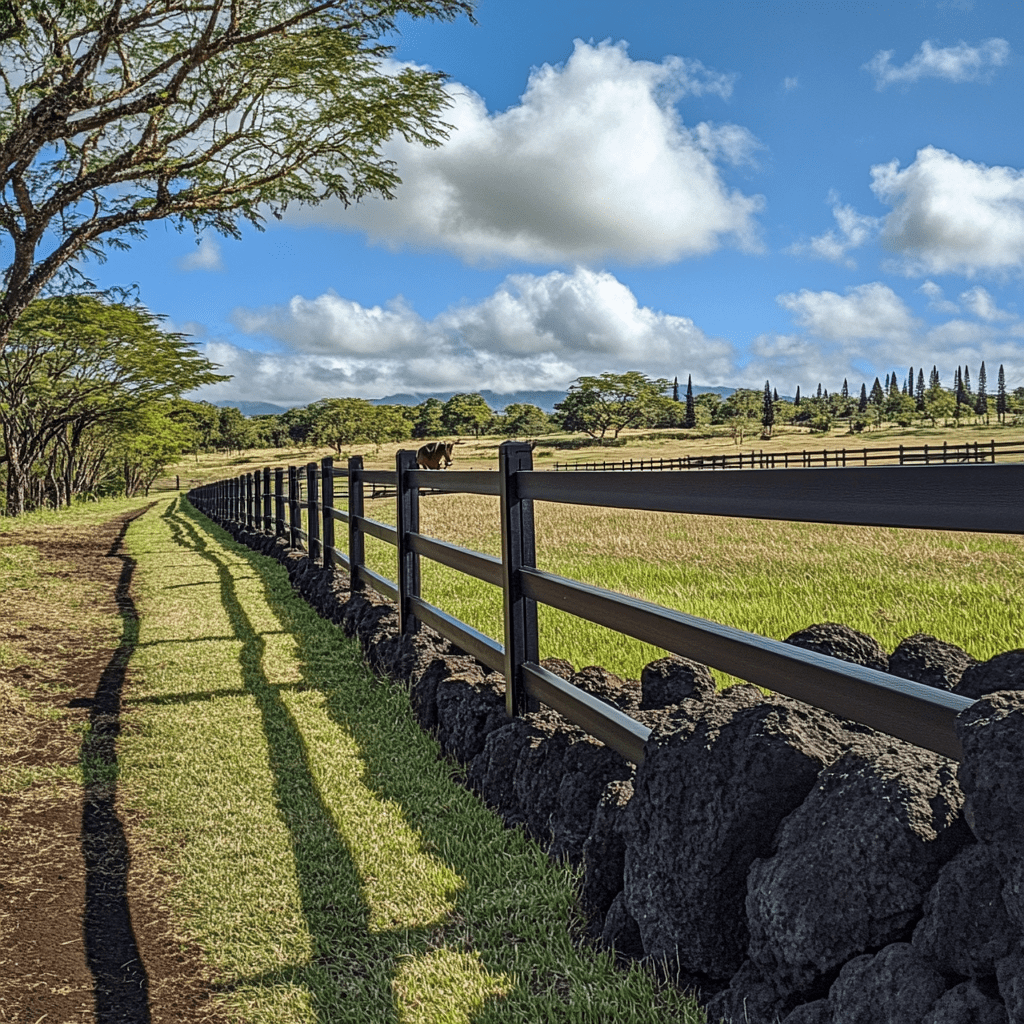 horse fences big island min
